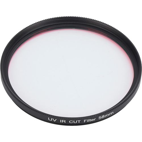 Filtres D'objectif de Caméra, Filtre de Coupe UV IR en Verre Optique Filtre D'objectif de Passage Infrarouge, pour Appareil Photo Reflex Numérique 67mm (58mm)
