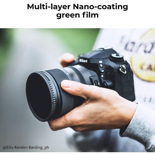 Filtre Nd Variable 82Mm Nd32-512 Sans Croix (5-9 Stops) Densité Neutre Pour Objectif Appareil Photo Dslr Caméras[Z1986]