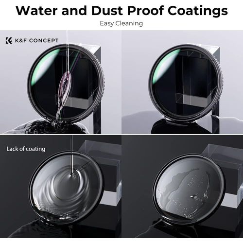 Filtre Nd Variable 62Mm Nd32-512 Sans Croix (5-9 Stops) Densité Neutre Pour Objectif Appareil Photo Dslr Caméras[Z1977]