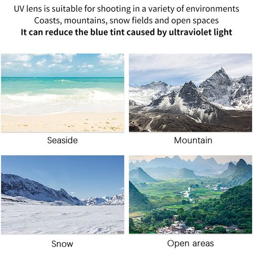 Filtre D'Objectif Uv Infrarouge, Filtres D'Objectif D'Appareil Photo, Filtre De Coupe Uv-Ir En Verre Optique Filtre D'Objectif Infrarouge Pour Appareil Photo Reflex Numérique(58Mm)[Z5136]