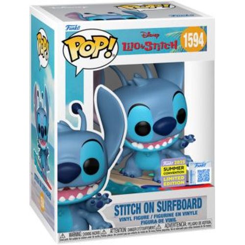 Figurine Funko Pop - Lilo Et Stitch [Disney] N°1594 - Stitch Surf (87949)