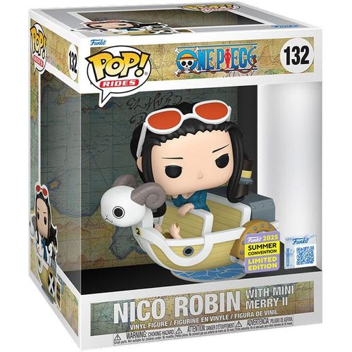 Figurine Funko Pop - One Piece N°132 - Nico Robin Avec Mini Merry Ii (87942)