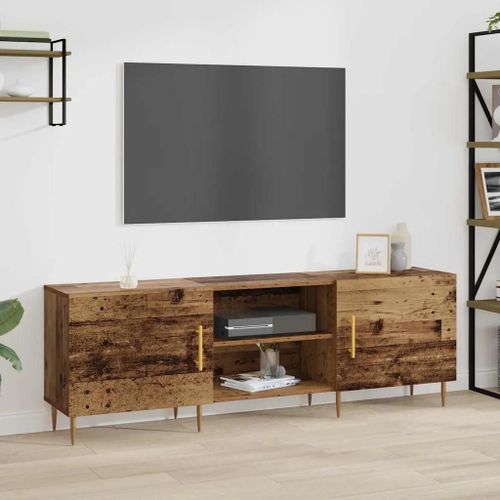 Vidaxl Meuble Tv Bois Ancien 150 X 30 X 50 Cm Bois D'ingénierie