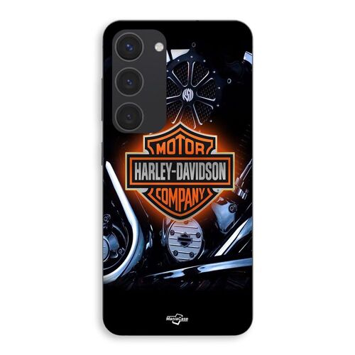 Coque Pour Samsung Galaxy S23 Motorcycles Harley Davidson Logo Maniacase