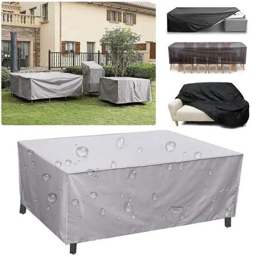 Housse De Meubles Jardin Imperméables - Housse Salon Jardin - 242*162*100cm - Gris - Salon Bas