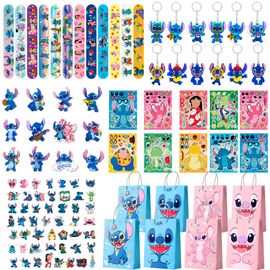 Accessoires pour mini-pinata Stitch Remplissage de pinata, sac cadeau Stitch Autocollants Stitch