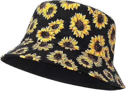 Chapeau De Seau En Coton Chapeau De Pêcheur D'été Pour Les Femmes Hommetournesol