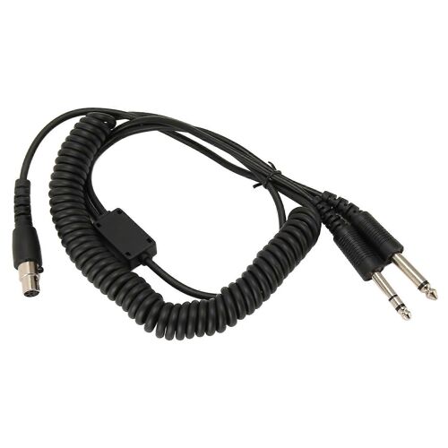 Mini XLR 5 broches prise vers GA double prises Câble adaptateur de casque pour David Clark Avcomm ASA pour double GA PJ055 PJ068 Jack A-B