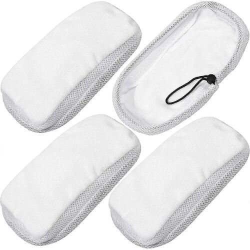 Tampons en tissu de nettoyage pour sols durs compatibles avec Morphy Richards 720020 70495 Vadrouille à vapeur 9 en 1 (paquet de 4) SZRH A-F