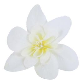 10Pcs Orchidée Artificielle Fausses Fleurs Simuler Floral Pour Mariage Couronne De Mariée Décor Lait Blanc A-B