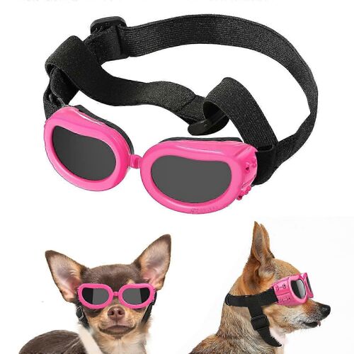 Lunettes De Soleil Pour Chiens De Petite Race Lunettes De Protection Uv,Lunettes Pour Petits Chiens Protection Des Yeux Avec Walkbee A-F Réglable