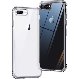 Coque Hybride Transparente Iphone 8 Plus / 7 Plus 5,5"" Pc+Tpu Anti-Chocs (Airbag) Bords Surélevés Protège Caméra & Écran Anti-Jaunissement Antidérapante Coupes Précises