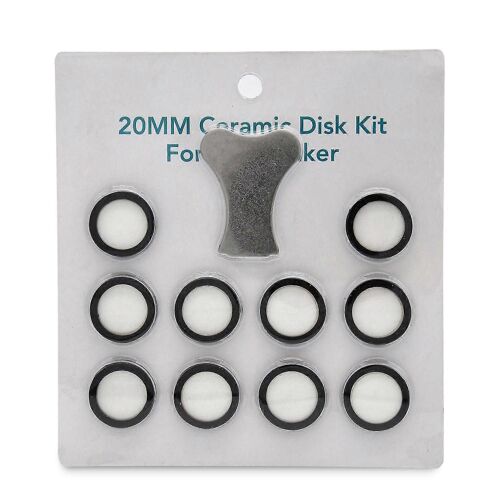 Kit d'entretien de fabricant de brume 11pcs, kits de clé de disque en céramique de disque en céramique pour machine à brouillard