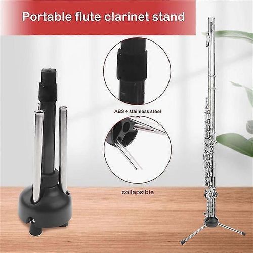 Instrument À Vent Trépied Amovible Clarinette Support De Flûte Instrument À Vent Léger Portable