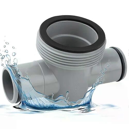 P61408 T Joint Connecteur de tuyau de piscine 15 à 125 pouces Connecteur de tuyau de joint en T Raccord de remplacement pour pompe de filtration