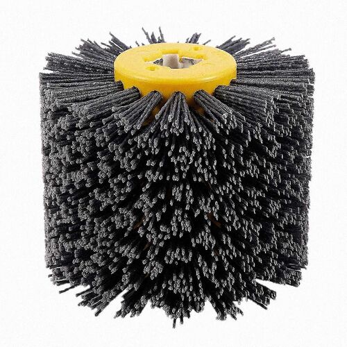 P120 1 Pcs Nylon Fil Abrasif Tambour Roue De Polissage Brosse Électrique Pour Le Travail Du Bois Travail Des Métaux