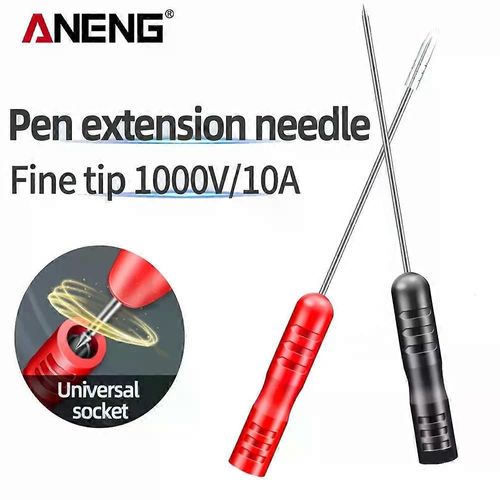 ANENG PT2003 1 paire de multimètre universel Perde de test Pointe de test Extension de fil de perçage Pointe d'aiguille Sonde Accessoires amovibles