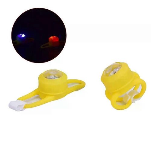 Vélo Coloré Petit Jaune Led Anneau Lumières Vélo Cloche Vélo De Route Accessoires