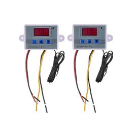 2pcs W3002 Contrôleur de température numérique Micro-ordinateur Thermostat Thermorégulateur Chaleur Froid Tempérament