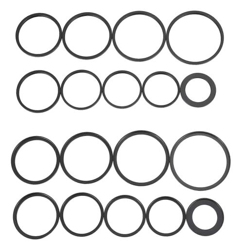 18pcs Adaptateur de bague de filtre d'objectif 37-82mm Set pour appareil photo