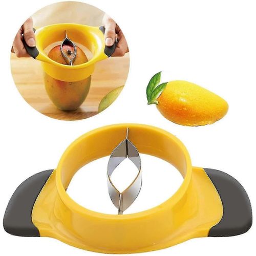 Bon -Trancheuse À Mangue En Acier Inoxydable - Extra Large Vide-Mangue,Coupe-Mangue Ultra-Tranchant,Éplucheur,Répartiteur,Fossier Et Di Walkbee A-F