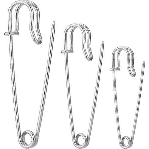 Grande Épingle De Sûreté Paquet De 40,Épingles De Sûreté Robustes De Tailles Assorties (50 Mm,63 Mm,75 Mm),Épingles À Couverture Szrh A-F