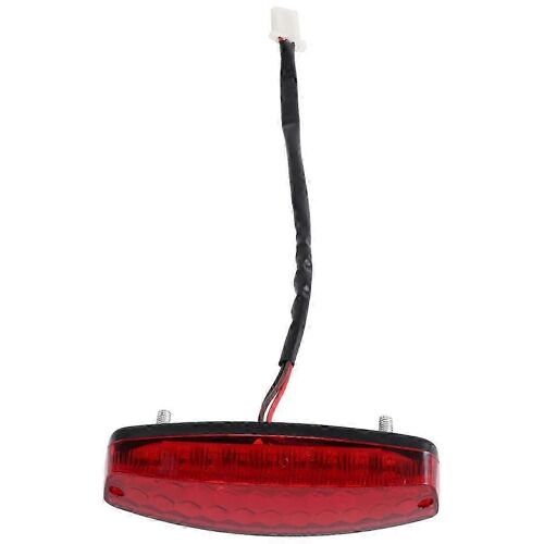 Atv 12v 3 Fil Frein Stop Feu D'immatriculation Feu Arrière Rouge Pour Atv Off Road Moto Signal Lampe Accessoires Voiture Lumières Édition