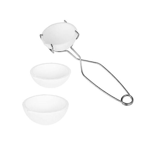 4 Pièces Petite Fonte En Céramique Creuset Bol Plat Tasse Ensemble Fondre Or Argent Cuivre Avec Pince À Fouet