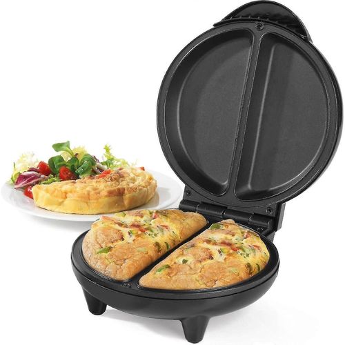 EK2716 Dual Omelette Maker Double Cuiseur à ?ufs avec plaques antiadhésives,Multicuiseur électrique à remplissage profond,préchauffage 2-3 minutes Meilleur choix de JJGI