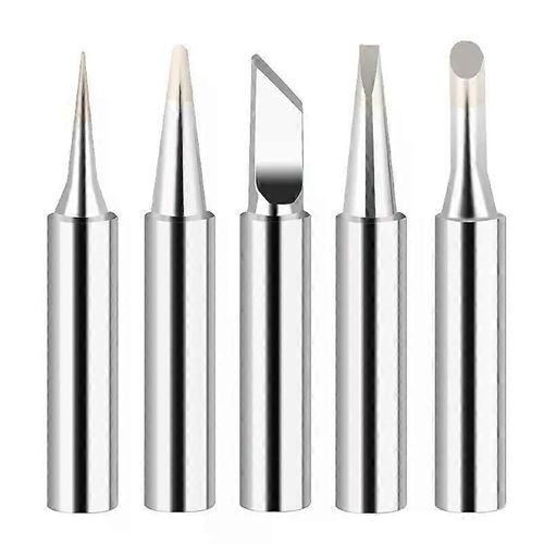 5Pcs fer à souder cuivre pur 900M tête de fer à souder à l'intérieur chaud nu cuivre électrique fer à souder pointe de fer à souder électrique