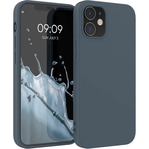 Housse Compatible Avec Apple Iphone 12 / Iphone 12 Pro Coque - Housse De Téléphone Protection Souple En Silicone - Ardoise Foncée