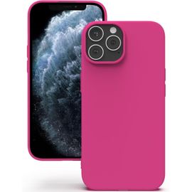 Polki-Coque Pour Iphone 11 Pro Max, Housse En Silicone Doux Avec Découpes Précises Pour Caméra, Design Ultra Mince, Protection 360° À Bords Surélevés - Magenta
