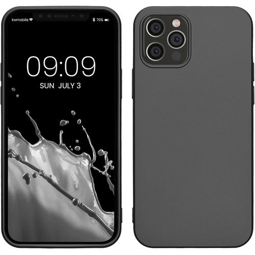 Housse Compatible Avec Apple Iphone 12 / Iphone 12 Pro Coque - Housse De Téléphone Protection Souple En Tpu - Gris Métallique