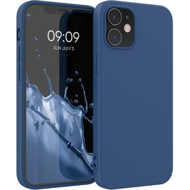 Housse Compatible Avec Apple Iphone 12 / Iphone 12 Pro Coque - Housse De Téléphone Protection Souple En Silicone - Bleu Marine[Pop945006]