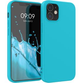 Housse Compatible Avec Apple Iphone 12 / Iphone 12 Pro Coque - Housse De Téléphone Protection Souple En Silicone - Bleu Indien[Pop945005]