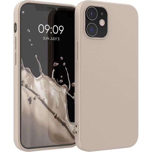 Housse Compatible Avec Apple Iphone 12 / Iphone 12 Pro Coque - Housse De Téléphone Protection Souple En Silicone - Beige Mat