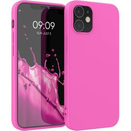 Housse Compatible Avec Apple Iphone 12 / Iphone 12 Pro Coque - Housse De Téléphone Protection Souple En Silicone - Magenta[Pop945026]