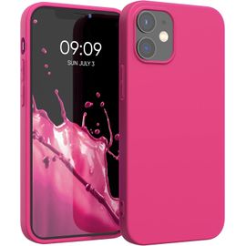 Housse Compatible Avec Apple Iphone 12 / Iphone 12 Pro Coque - Housse De Téléphone Protection Souple En Silicone - Rose Fluo[Pop945017]