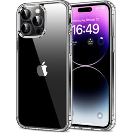 Coque pour iPhone 14 Pro 6,1 Pouces, Anti-Jaunissement Transparente Case, Housse Téléphone de Protection Antichoc - Claire
