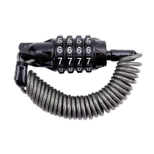 Câble de cadenas de vélo,antivol de chaîne de vélo,kit de verrouillage de chaîne de sécurité,robuste