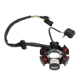 Stator Magnéto À 6 Bobines,Générateur À 5 Fils Pour Gy6 50cc,70cc,90cc,110cc,125cc,Cyclomoteur,Vtt,Moto Tout-Terrain