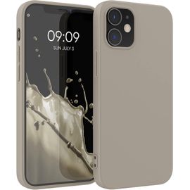 Housse Compatible Avec Apple Iphone 12 / Iphone 12 Pro Coque - Housse De Téléphone Protection Souple En Silicone - Crème