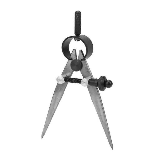 45 # acier en cuir boussole boussole diviseur de ressort diviseur pied à coulisse avec jambe trempée (75mm)