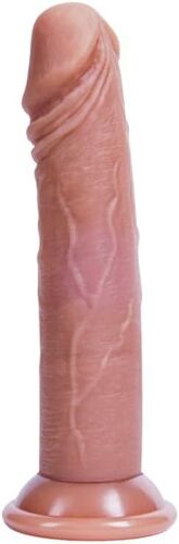 Kalanka-Classiques Gode Réaliste Mignon De 14,5 Cm En Silicone Naturel, Parfait Pour Débutants. Avec Une Ventouse Pour Un Jeu Mains Libres, Cette Tige Fine Est Adaptée Au Point G Vaginal Et Au Jeu An