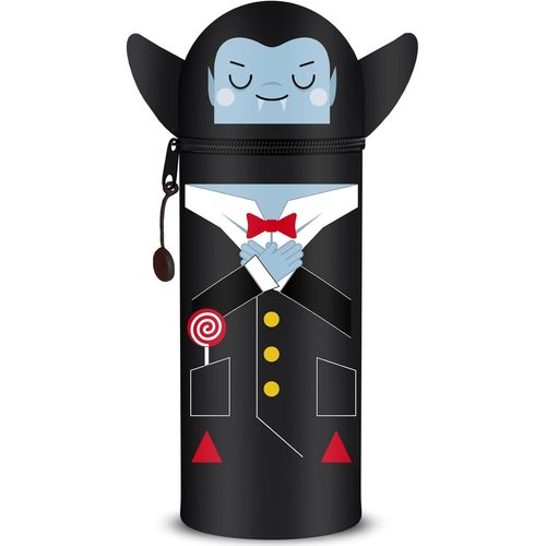 Trousse Ecole 2 En 1 En Silicone Souple Kawaii, Porte-Plume, Fermeture Eclair En Silicone, Pochette De Stylo, Crayons, Étui Pour Fournitures Scolaires De Grande Capacité (Sorcières)[Z734]