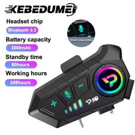 Support audio Bluetooth casque moto P10