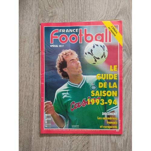 France Football 27 Juillet 1993