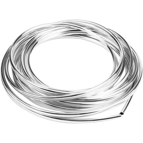 (Argent) Bande de protection anti-collision, 6 m/19,7 pi Noir Bande de garniture de moulure de bord de portière de voiture Bande de protection anti-rayures Moule de couverture de protection