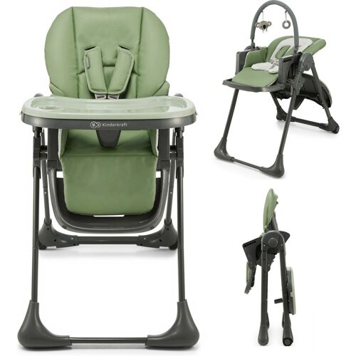 Chaise Haute Tummie Vert - Kinderkraft