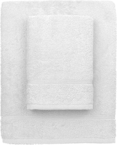 Serviettes De Bain Lilas,2 Serviettes De Bain,Serviette De Visage,Serviette De Bidet,Couleur Unie,Blanc,100% Coton,Lot De 2 Pièces